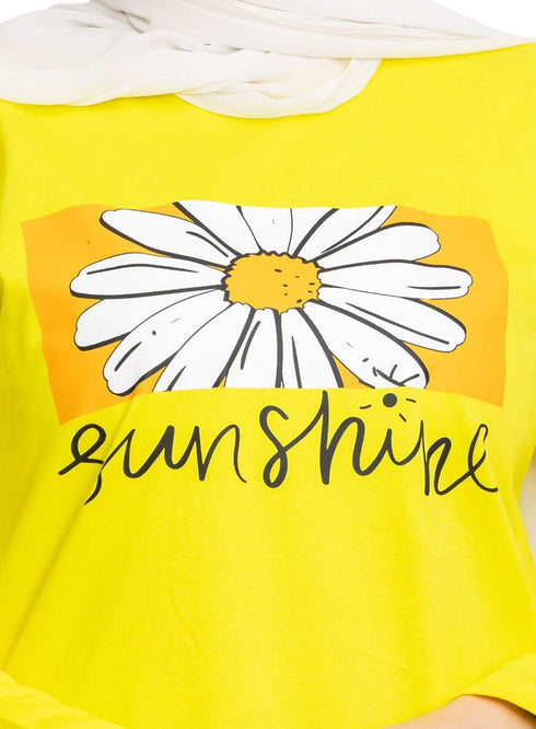 Lemon Printed Long - Sleeve Design 12 - Khotwh